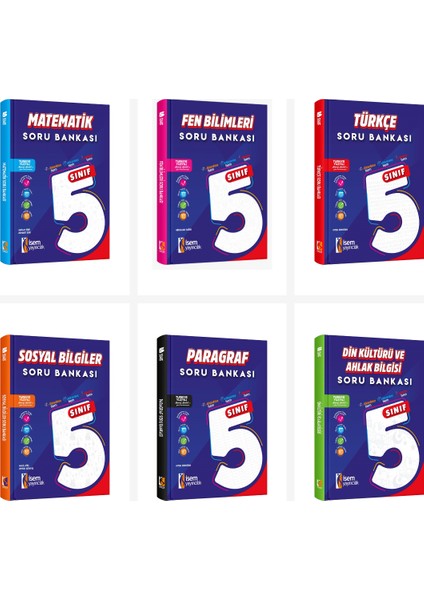 Isem 5. Sınıf Tüm Dersler Soru Bankası Seti Isem Yayıncılık - Maa