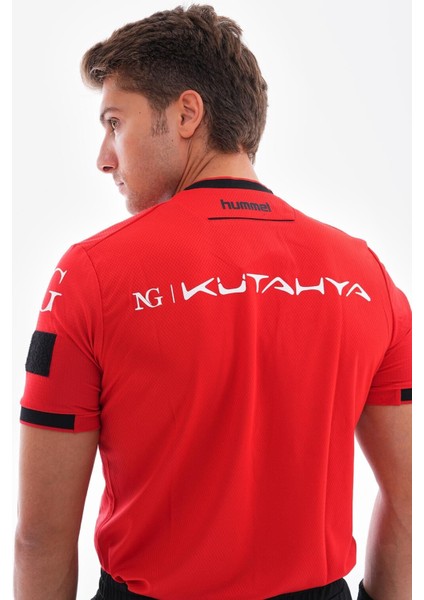 Tff Hakem Maç Forması Kırmızı-Kısa Kol M