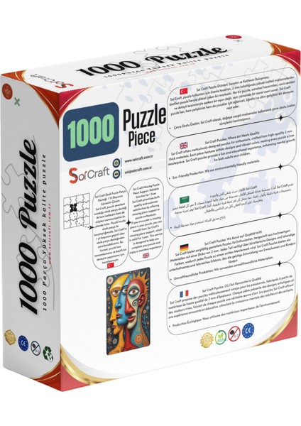 1000 Parça Puzzle Çoklu Ruhların Buluşması fiyatları