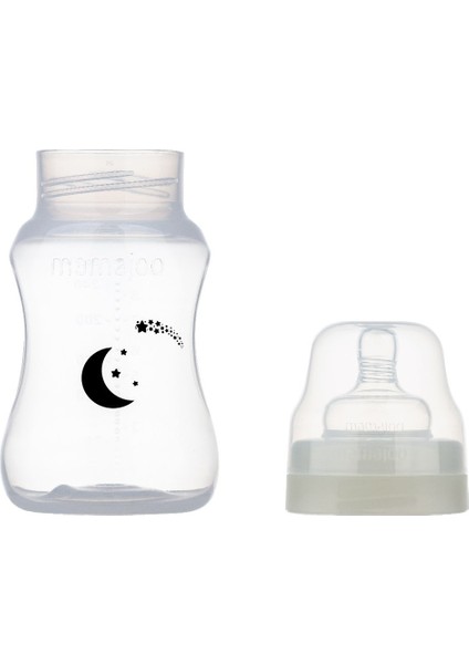 Mamajoo Gece & Gündüz Biberonu 270 ml & Anti-Kolik Biberon Emziği No:2 / M modelleri