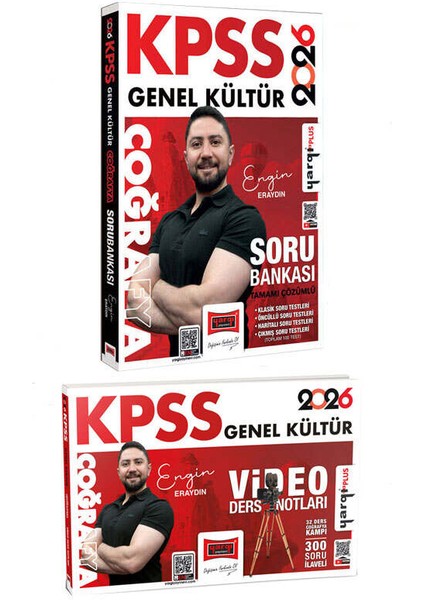 2026 Kpss Genel Kültür Coğrafya Soru -Video Ders Not Seti Engin Eraydın Paragraf Deneme Hediye