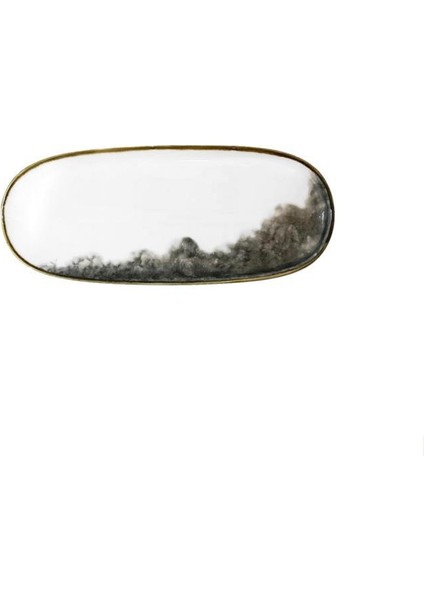 Bulut Desen 4'lü Kayık Tabak 23CM