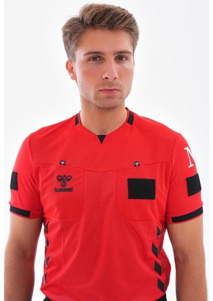 Tff Hakem Maç Forması Kırmızı-Kısa Kol L