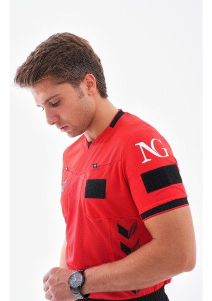 Tff Hakem Maç Forması Kırmızı-Kısa Kol L modelleri