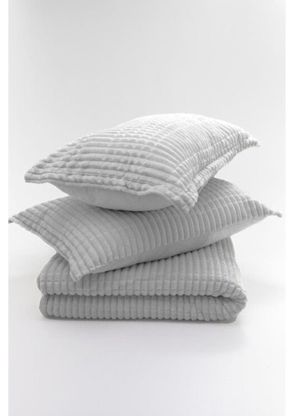 Merinos Modern Line Tek Kişilik Battaniye Seti Gri fiyatları