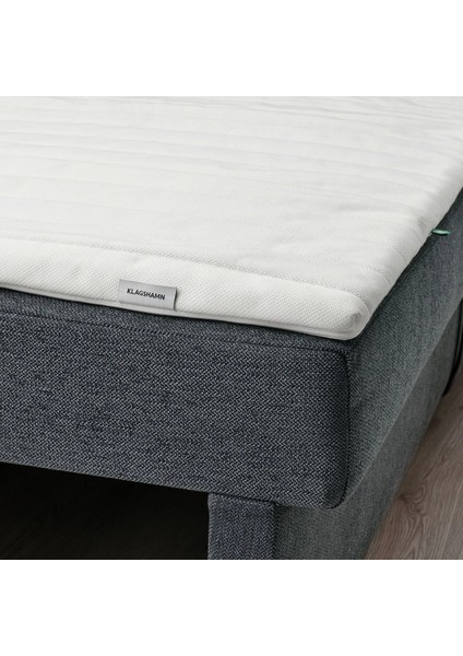 Klagshamn Çift Kişilik Yatak Pedi Beyaz 140 x 200 Cm fiyatları
