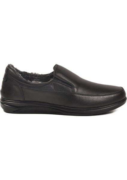 Siyah Hakiki Deri Bağcıksız Içi Kürklü Erkek Casual Ayakkabı fiyatları