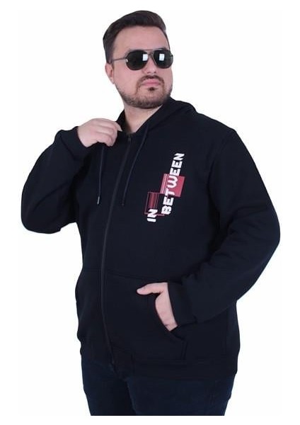 Mocgrande Büyük Beden Kapüşonlu Fermuarlı 3ip Sweat In Between 25717 Lacıvert fiyatları