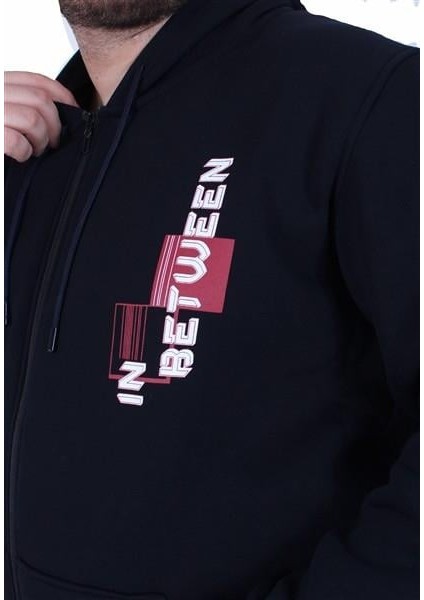 Mocgrande Büyük Beden Kapüşonlu Fermuarlı 3ip Sweat In Between 25717 Lacıvert fırsatları