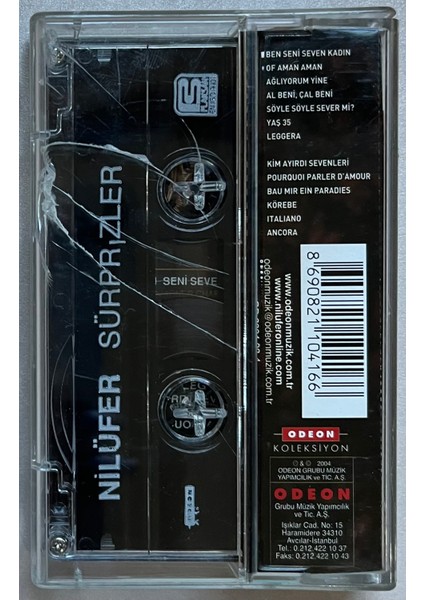 Nilüfer Sürprizler Kaset Orijinal Dönem Baskı Kaset) fiyatları