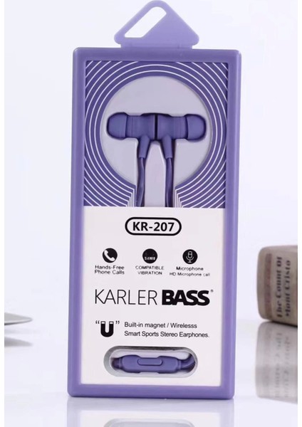 Bfs KR-207 Mıknatıslı Kablolu Kulaklık - Mor modelleri