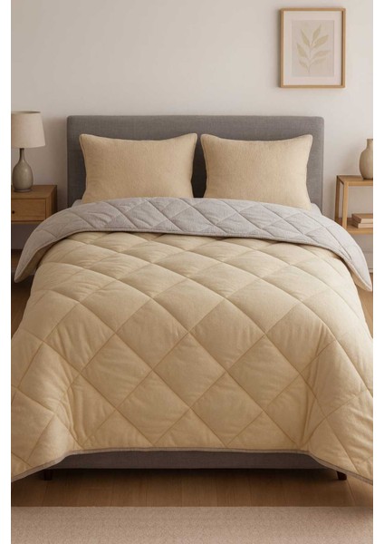 Tek Kişilik Lüx Wellsoft Yorgan Çift Taraflı 155X215 1 Adet Yastık Kılıfı Hediye