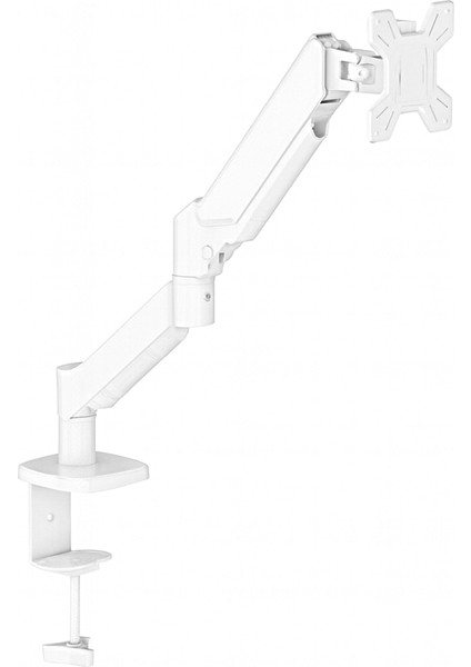 EY-28256 13-32'' Beyaz Amortisörlü Monitör Kolu Monitör Standı - Yeni Versiyon Monitör Tutucu