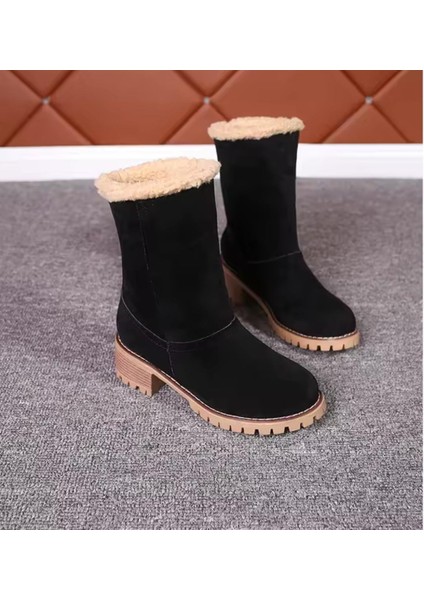 Küllü Kahverengi Içi Kürklü Nubuck Kısa Outdoor Kadın Bot ,kışlık Kadın Bot fiyatları