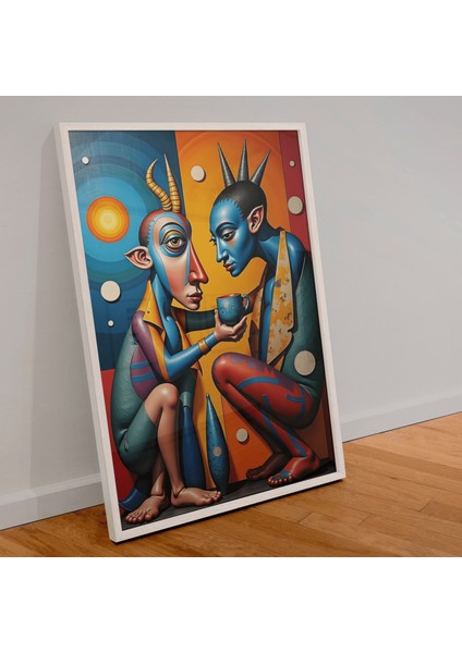 1000 Parça Puzzle Mavi Bedende Kırmızı Ruh modelleri