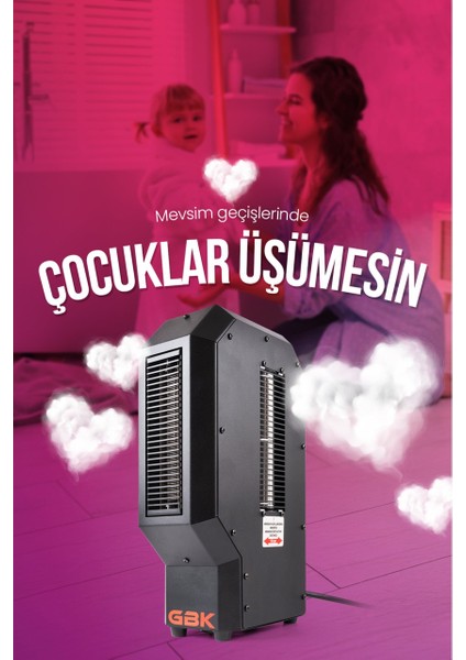 Mono Fanlı Isıtıcı 3400W Ev Ofis Iş Yeri indirimleri