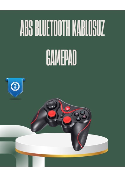 Profesyonel Oyuncu Kablosuz Gamepad Çoklu Cihaz Desteği