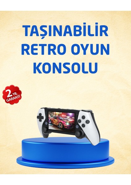 3D Ekranlı Mini Oyun Konsolu + Multimedya