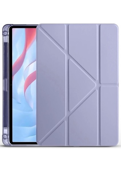 Bfs Huawei Honor Pad X9A Kalemlikli Mars Tablet Kılıfı - Açık Mor