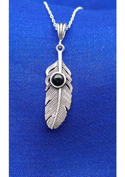 925 Ayar Kadın Oltu Taşı Kadın Kolye SK000114 fiyatları