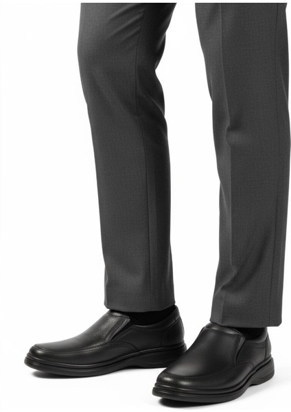 Dsn 2035 M Siyah Kırışık Hakiki Deri Erkek Günlük Ayakkabı modelleri