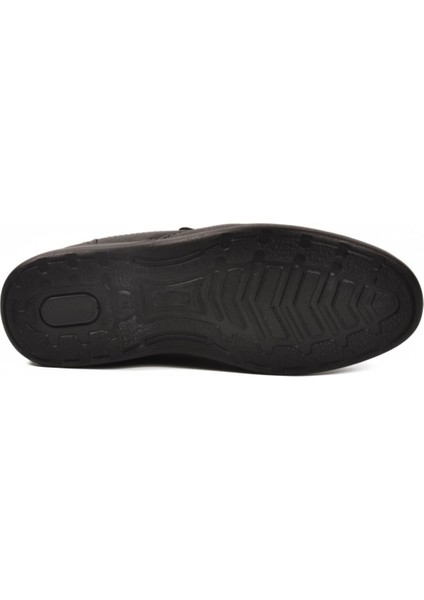 Dsn 2035 M Siyah Kırışık Hakiki Deri Erkek Günlük Ayakkabı indirimleri