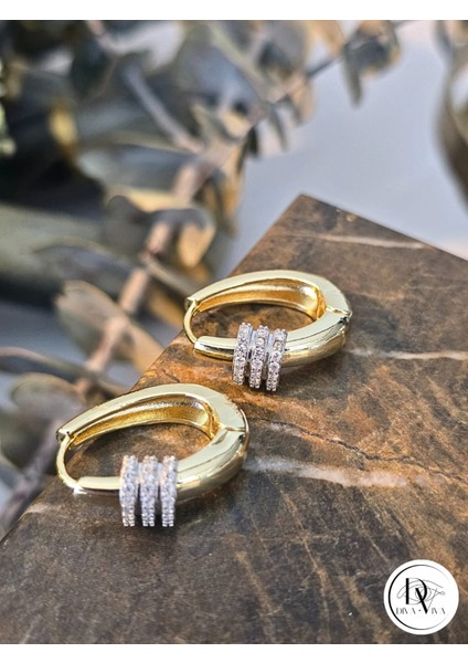 - Glow Earrings – Gold Kaplama Zirkon Detaylı Kadın Küpe (KOD-308) modelleri