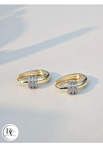 - Glow Earrings – Gold Kaplama Zirkon Detaylı Kadın Küpe (KOD-308) fırsatları
