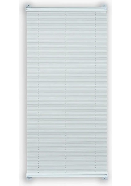 Cam Balkon Perdesi Plise Perde Beyaz Istediğiniz Ölçüde