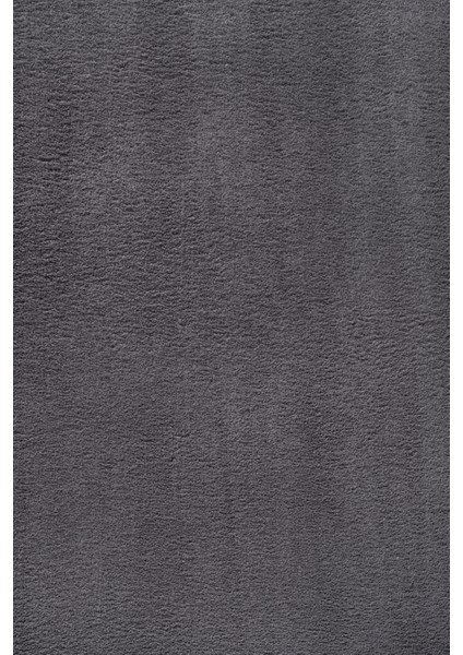 Yıkanabilir Kaymaz Taban Antrasit Peluş Post Halı