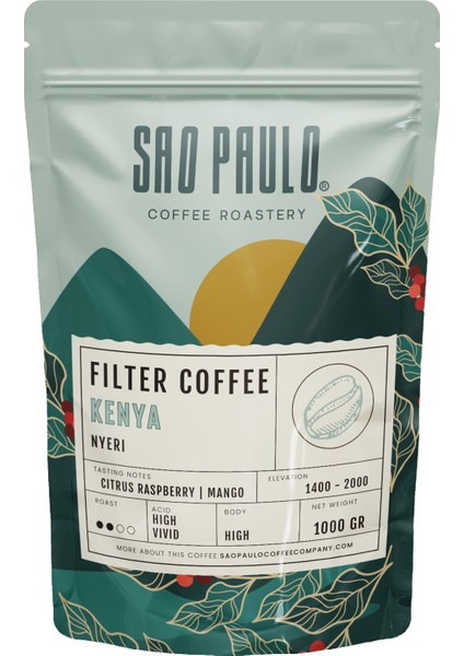Kenya Fılter Coffee 1000 Gram