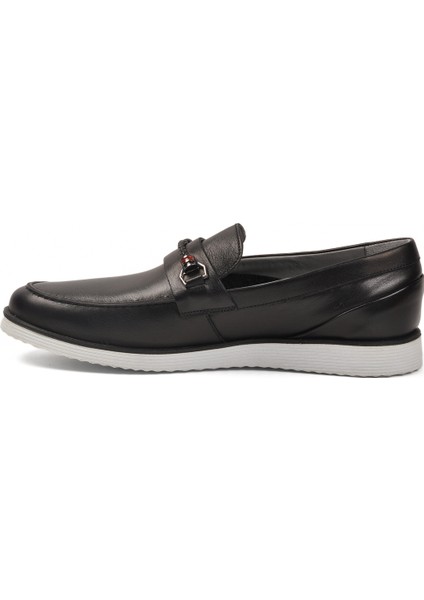 Siyah Hakiki Deri Bağcıksız Erkek Casual Ayakkabı fiyatları