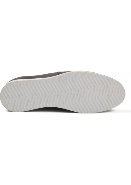 Siyah Hakiki Deri Bağcıksız Erkek Casual Ayakkabı indirimleri