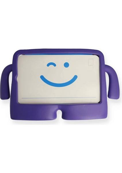 Bfs iPad Mini 5 Kılıf Karakter Tablet Silikon - Mor