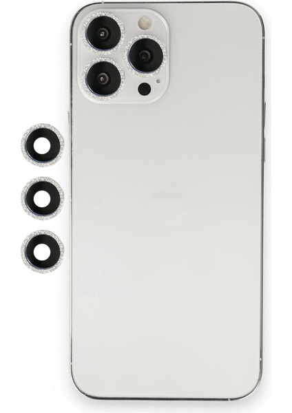 Bfs iPhone 12 Pro Shine Kamera Lens - Gümüş