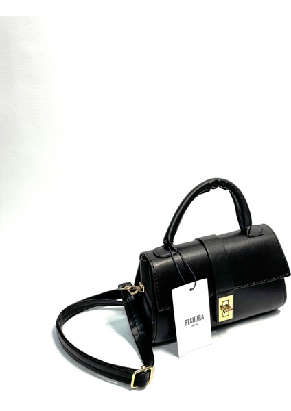 Martha Siyah Mat Kadın Omuz ve Kol Çantası modelleri