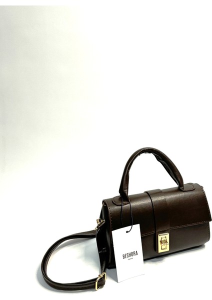 Martha Acı Kahve Mat Kadın Omuz ve Kol Çantası