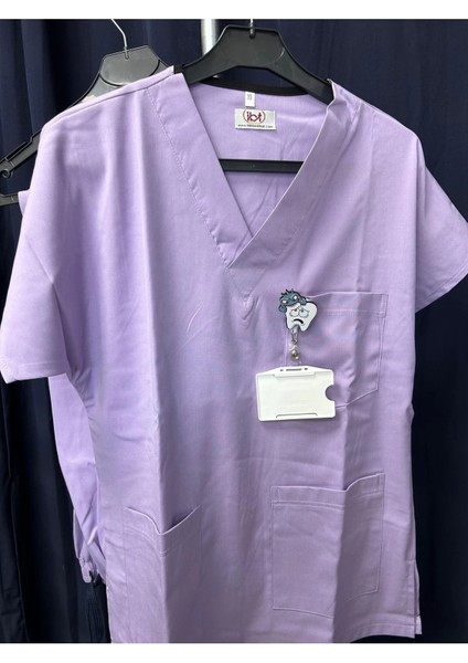 Doktor Hemşire Scrubs Üniforma Ligralı modelleri