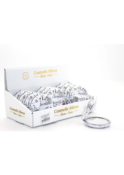 Taşlı Istanbul Tasarımı El Aynası Kalın ALK2494 ( Lisinya )