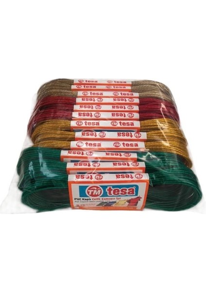 Temsan 12' Li Pvc Kaplama 10 Metre Çelik Çamaşır Ipi ( Lisinya )