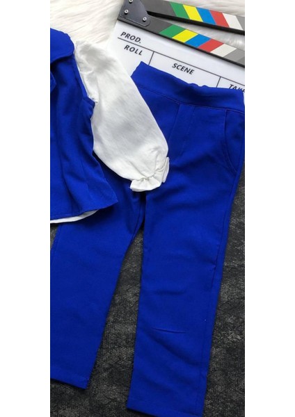 Kız Çocuk 3'lü Takım - Yelek - Gömlek- Pantolon + Broş Hediye modelleri