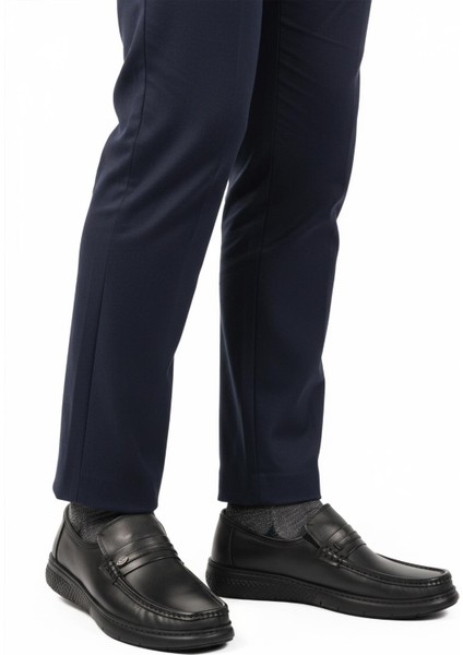 Dsn 2030 M Siyah Hakiki Deri Erkek Günlük Ayakkabı modelleri