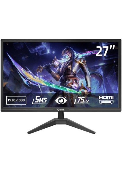 Aplıne 27” 75Hz.5ms.1920x1080 Full Hd LED Monitör (Hdmı+Vga)