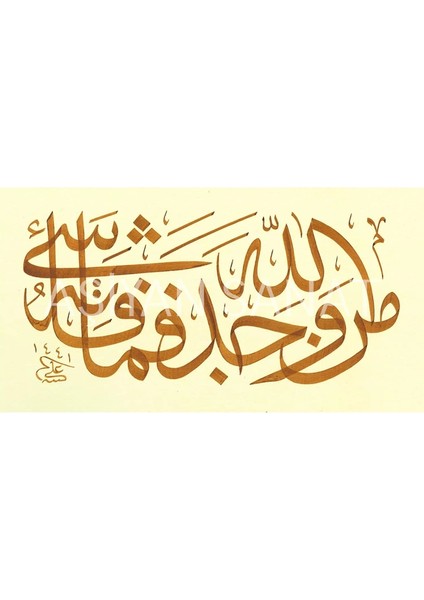 Bir Özdeyiş (Baskı)