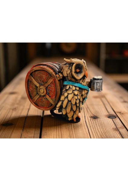 Friar (Keşiş) 3D Figür Baykuş - Mysterious Owls - 015 indirimleri