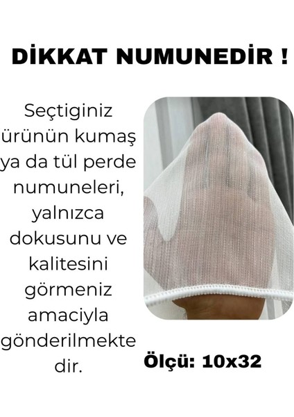 Her Odaya Uygun Kaliteli Işçilik Akru Model 1/2 Seyrek Pileli Ütü Istemeyen Tül Perde