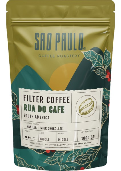 Rua Do Cafe Fılter Coffee 1000 Gram