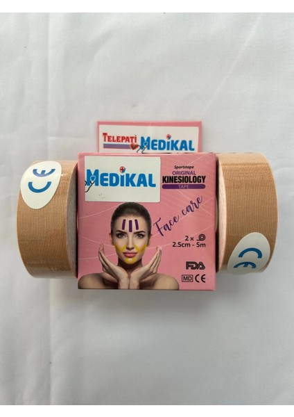 Kinesio Ağrı Yüz Bandı 2 Adet