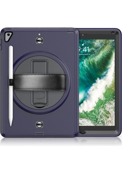 Bfs iPad 5 Air 9.7 Kılıf Strap-C Otterbox Tablet Kapak - Lacivert fiyatları