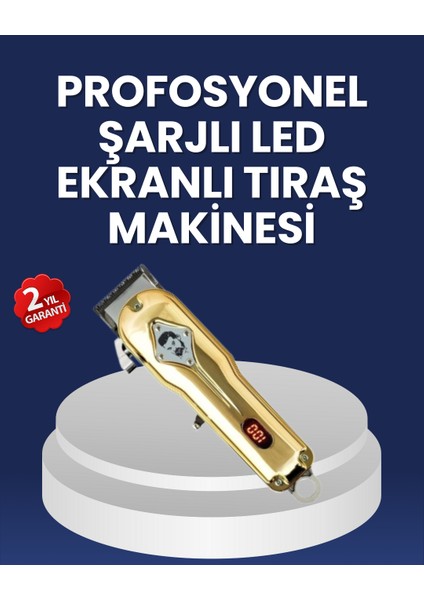 Ergonomik Tasarımlı, Hafif ve Taşınabilir Profesyonel Tıraş Makinesi